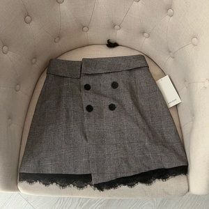 Zara lace mini skirt